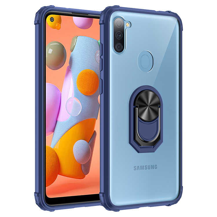 Galaxy M11 Kılıf NXXA Mola Kapak-Lacivert