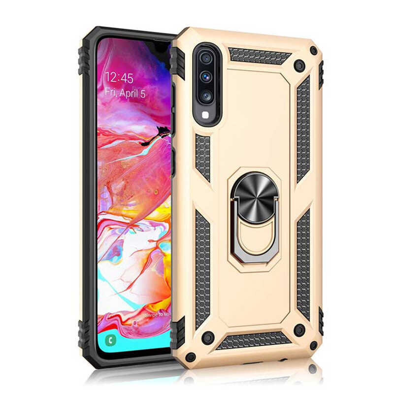 Huawei P Smart Pro 2019 Kılıf NXXA Vega Kapak-Gold