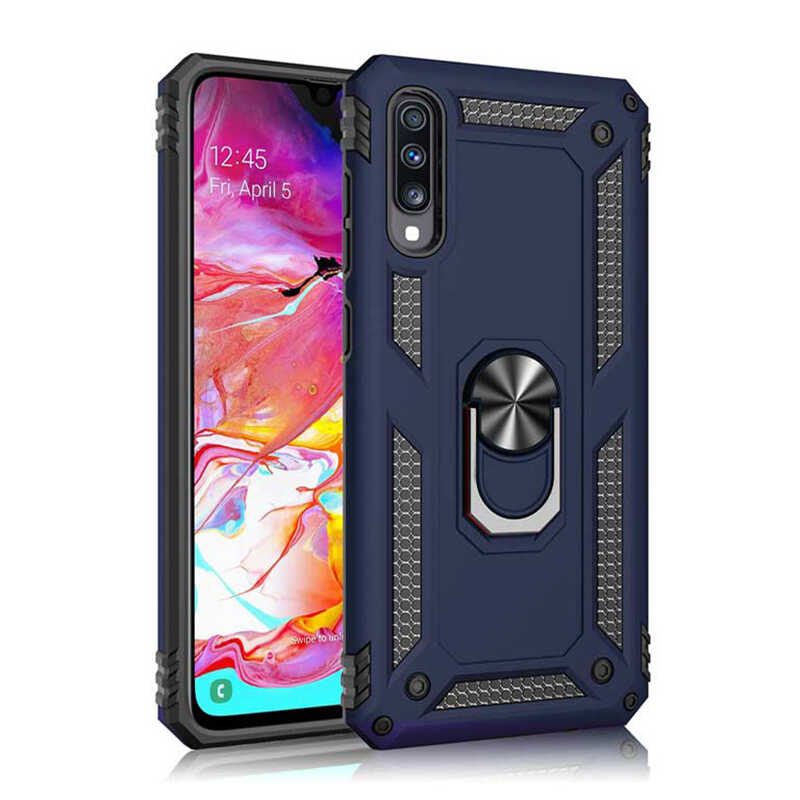 Huawei P Smart Pro 2019 Kılıf NXXA Vega Kapak-Mavi