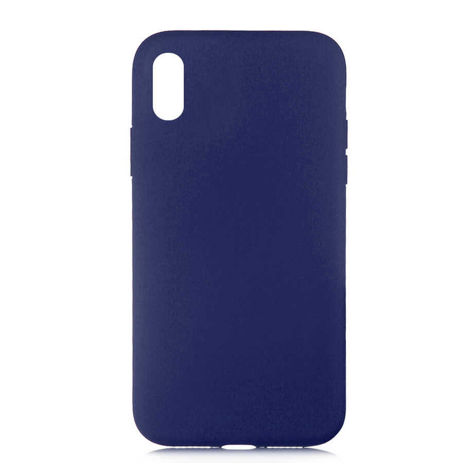 iPhone XS Max 6.5 Uyumlu NXXA LSR LaAAKan Kapak-Mavi