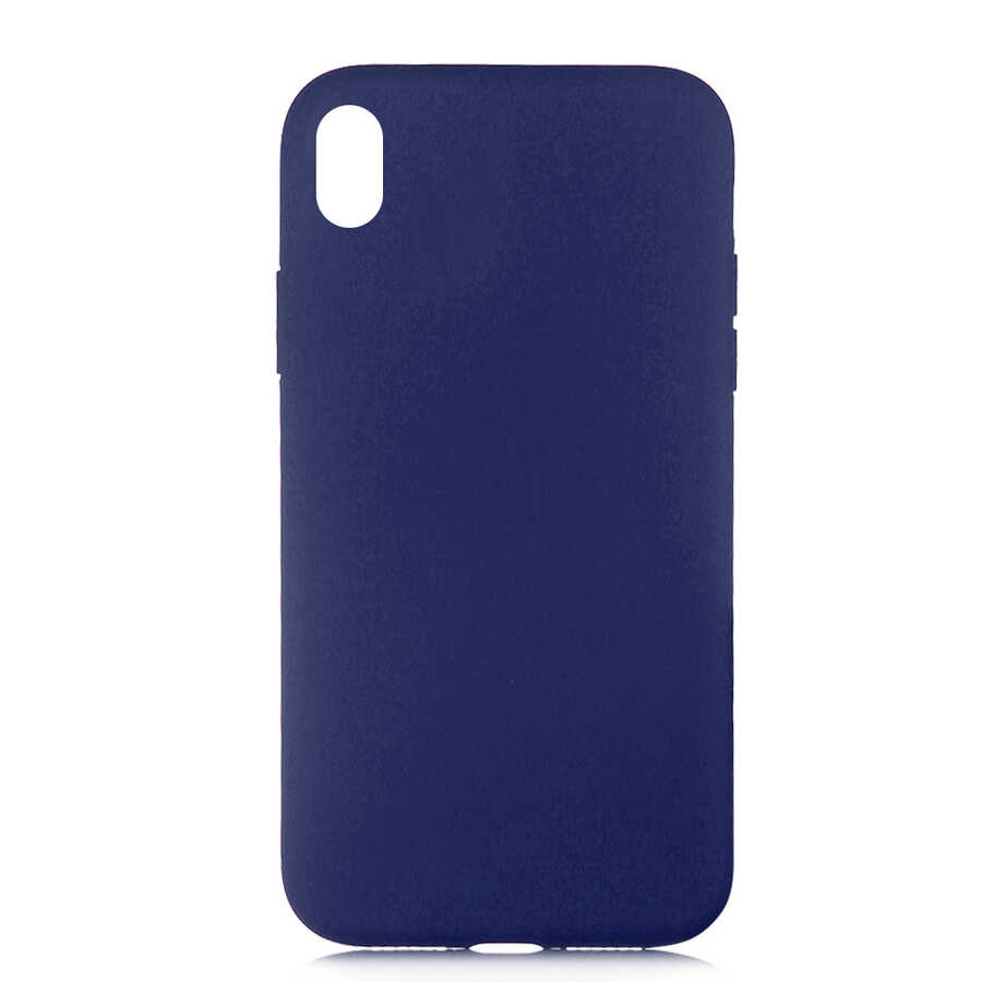 iPhone XR 6.1 Uyumlu NXXA LSR LaAAKan Kapak-Mavi