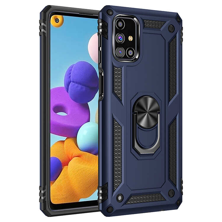 Galaxy M31S Kılıf NXXA Vega Kapak-Mavi