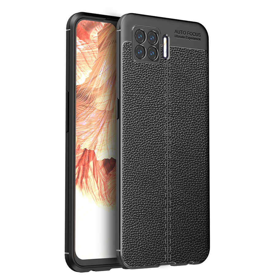 Oppo A73 Kılıf NXXA Niss Silikon Kapak-Siyah