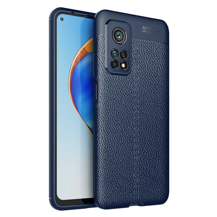 Xiaomi Mi 10T 5G Kılıf NXXA Niss Silikon Kapak-Lacivert