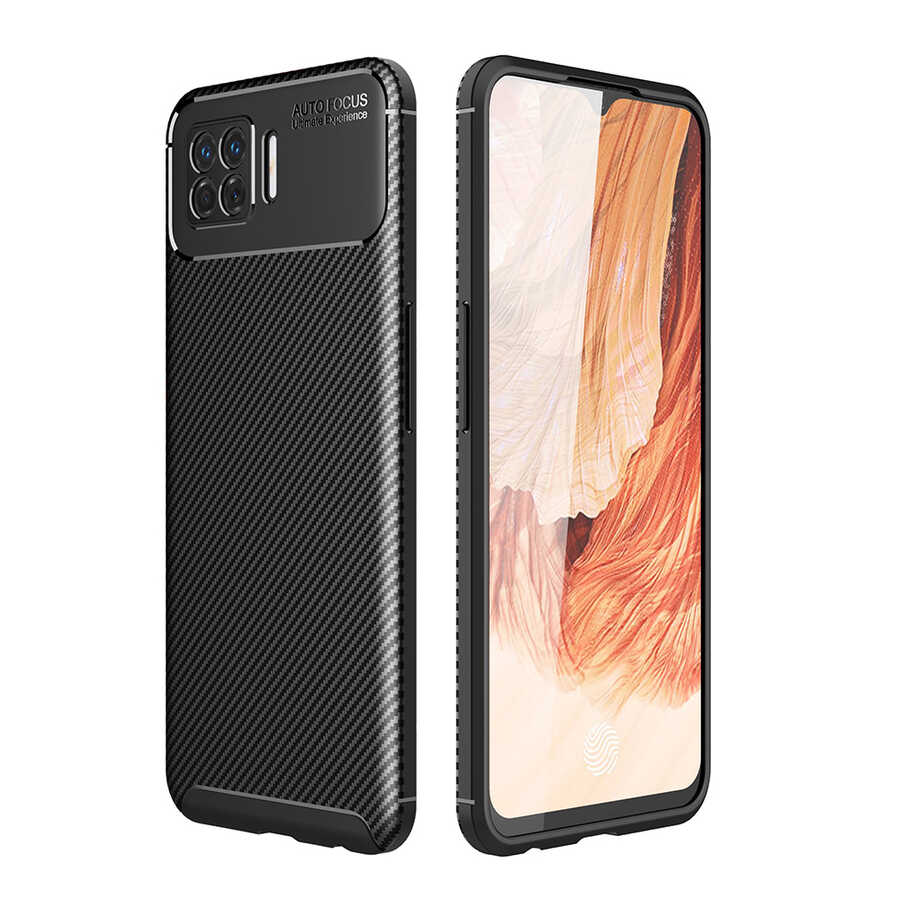Oppo A73 Kılıf NXXA Negro Silikon Kapak-Siyah