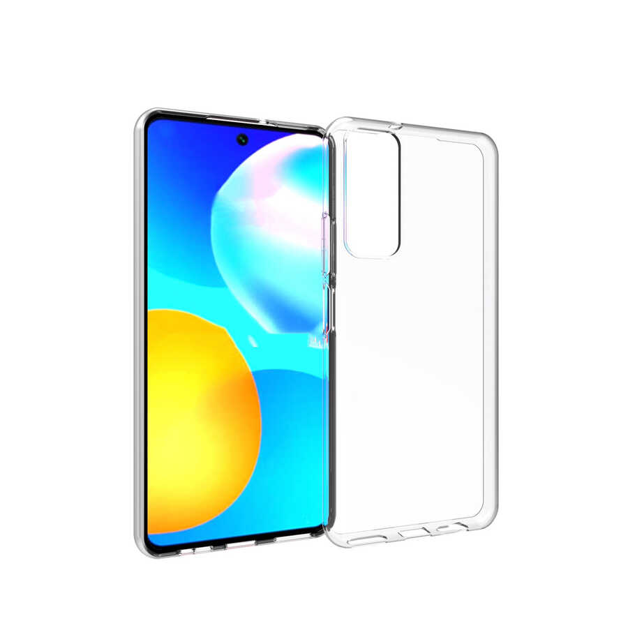 Huawei P Smart 2021 Kılıf NXXA Süper Silikon Kapak-Renksiz