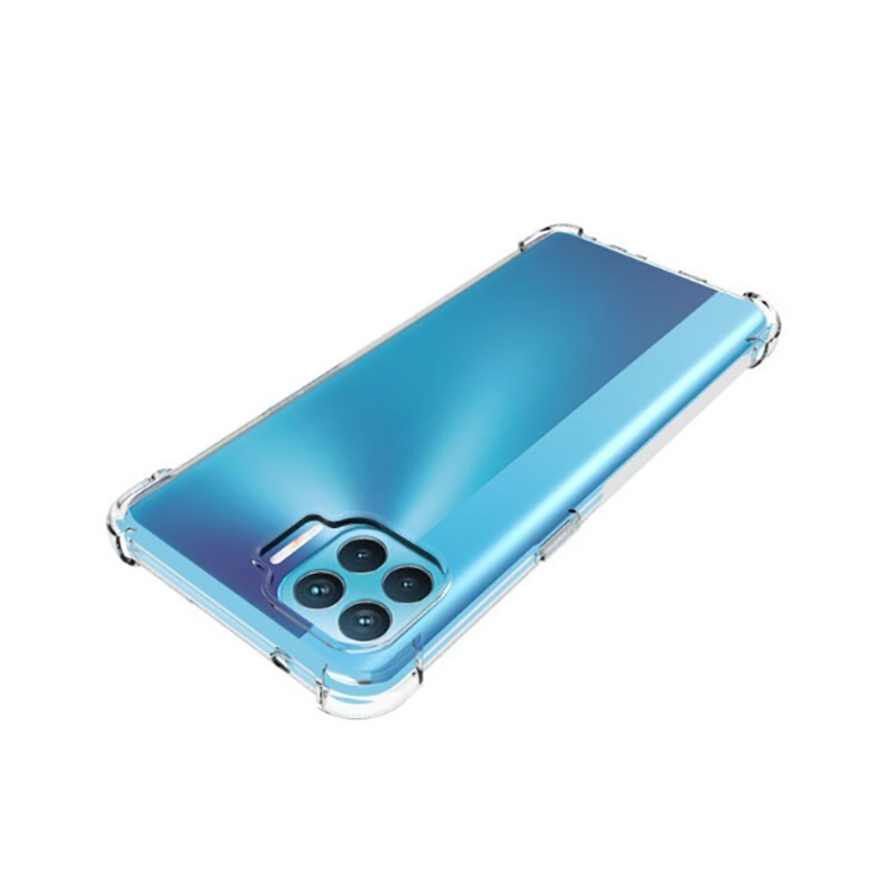 Oppo Reno 4 Lite Kılıf NXXA Nitro Anti Shock Silikon-Renksiz