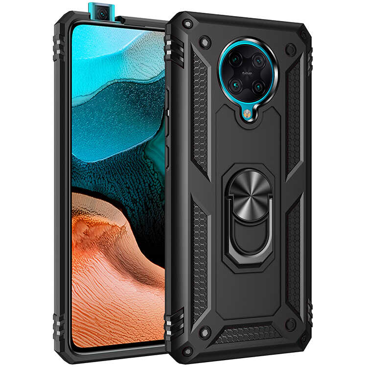 Xiaomi Poco F2 Pro Kılıf NXXA Vega Kapak-Siyah