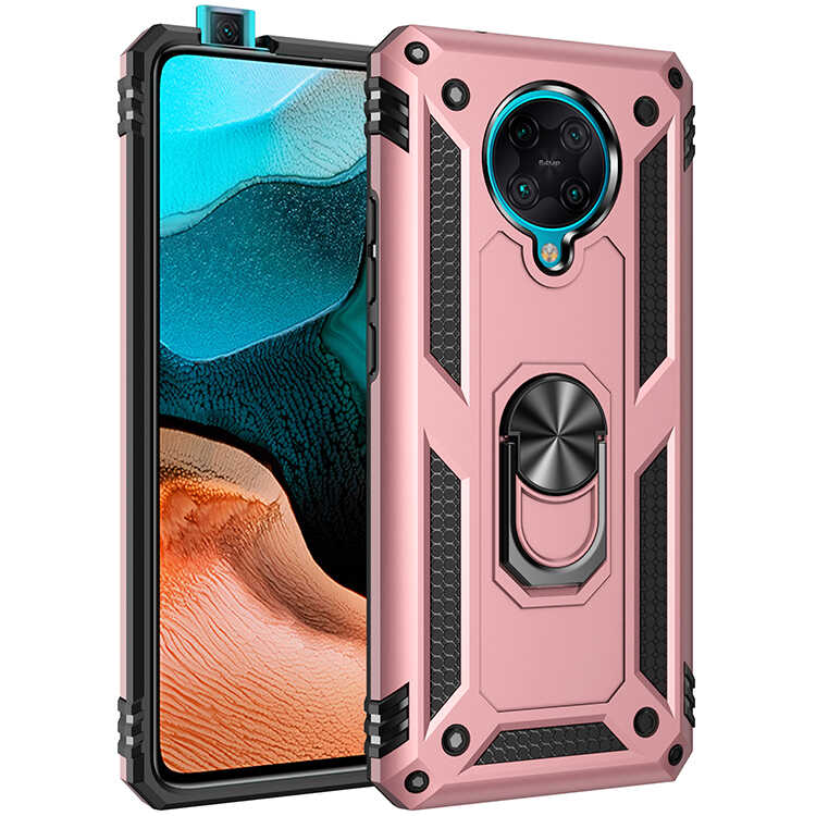 Xiaomi Poco F2 Pro Kılıf NXXA Vega Kapak-Rose Gold
