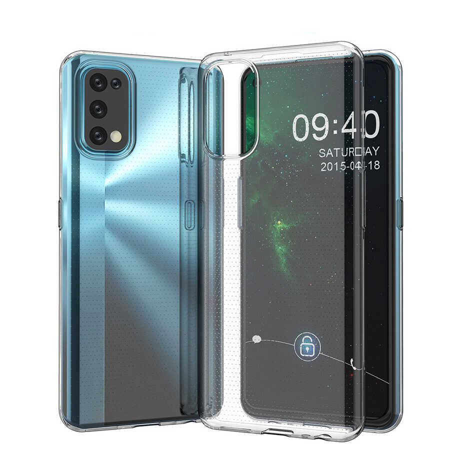 Realme 7 Pro Kılıf NXXA Süper Silikon Kapak-Renksiz