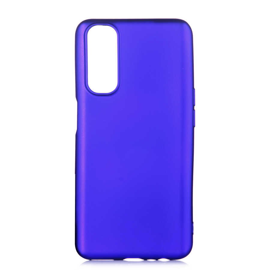 Realme 7 Kılıf NXXA Premier Silikon Kapak-Saks Mavi