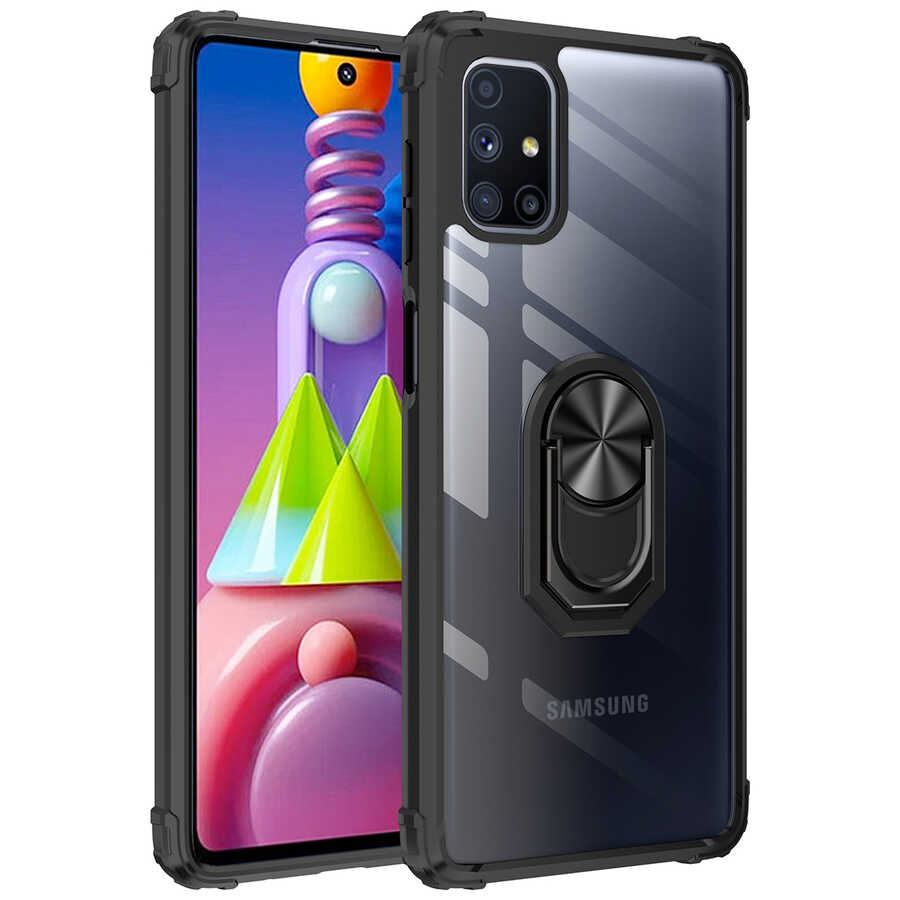 Galaxy M51 Kılıf NXXA Mola Kapak-Siyah