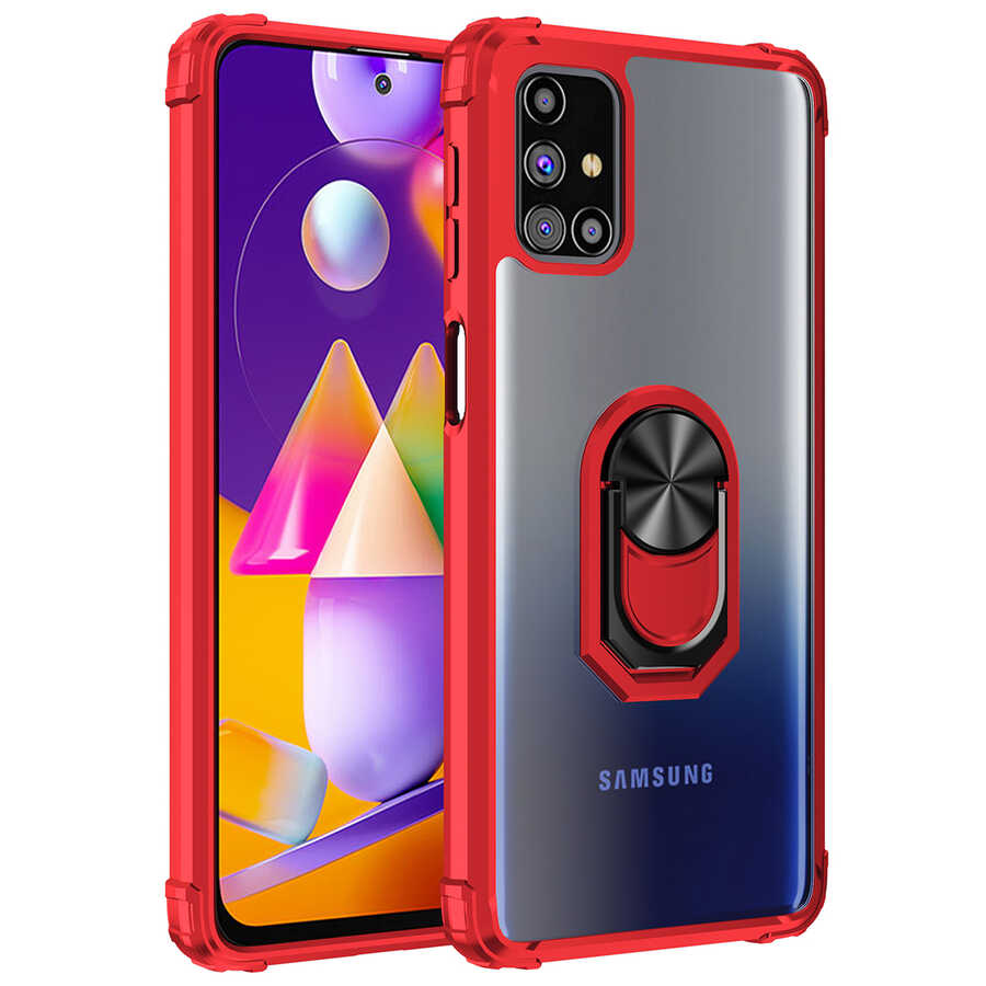 Galaxy M31S Kılıf NXXA Mola Kapak-Kırmızı