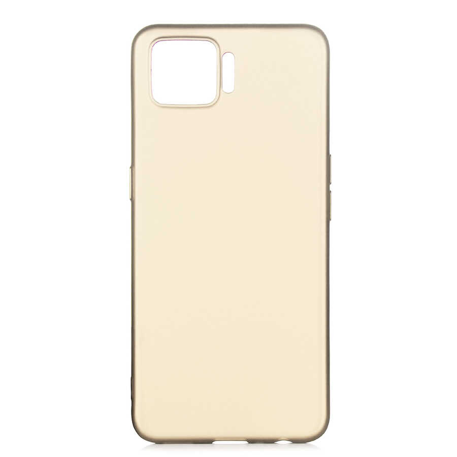 Oppo A73 Kılıf NXXA Premier Silikon Kapak-Gold
