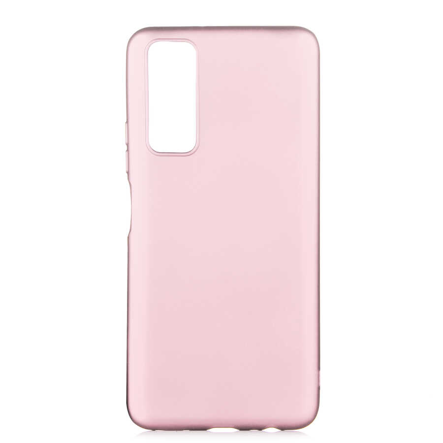 Huawei P Smart 2021 Kılıf NXXA Premier Silikon Kapak-Rose Gold