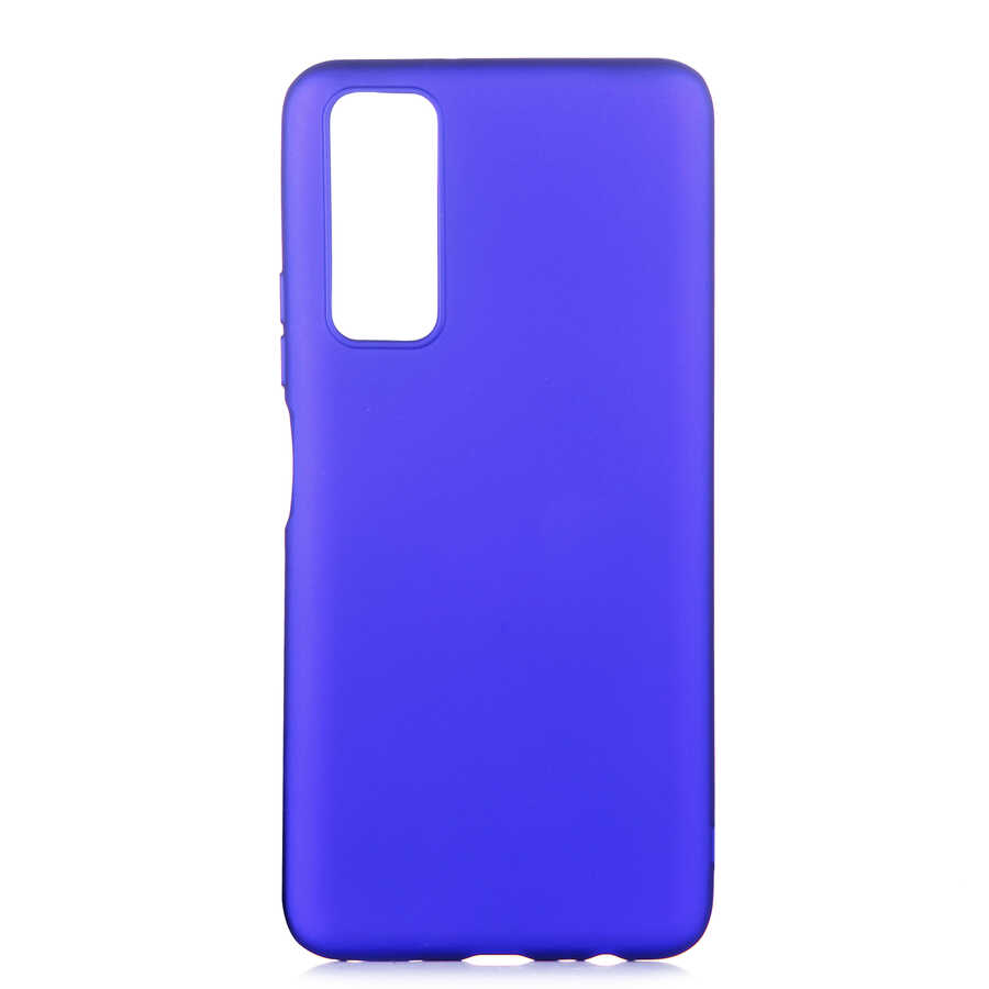 Huawei P Smart 2021 Kılıf NXXA Premier Silikon Kapak-Saks Mavi