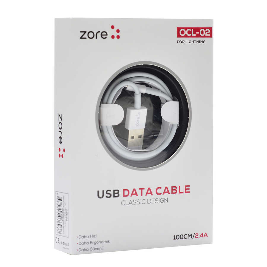 Beyaz OCL-02 Lightning Usb Kablo