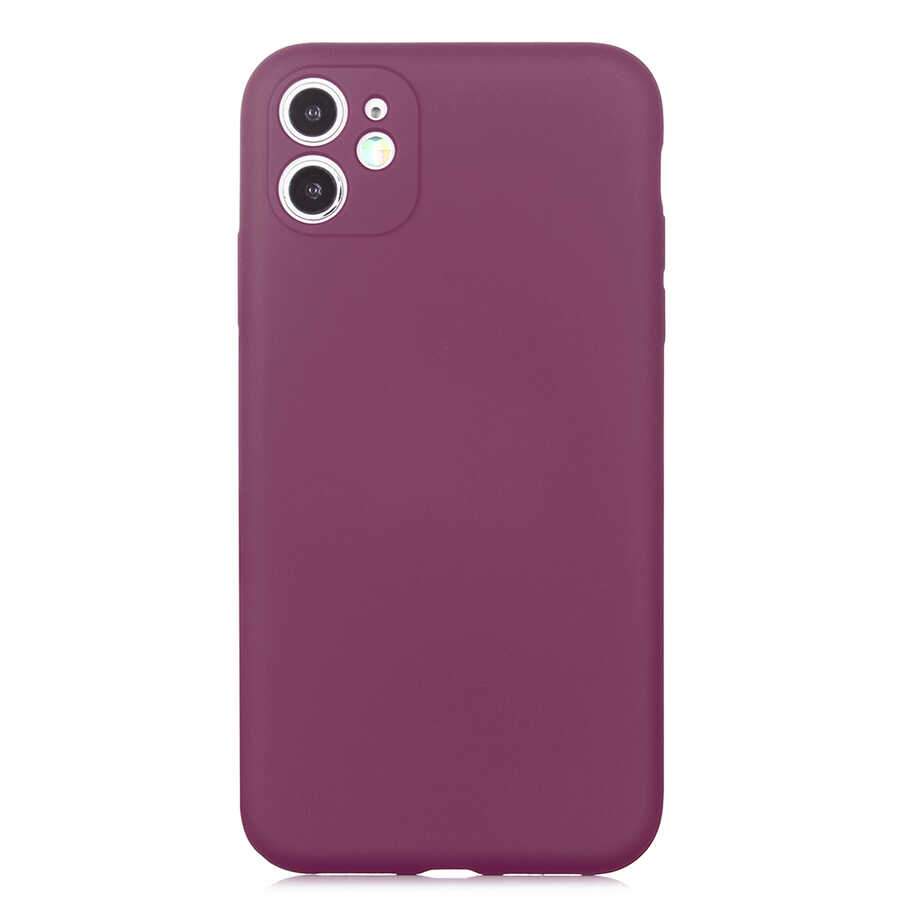 iPhone 11 Kılıf NXXA Mara Kapak-Mürdüm
