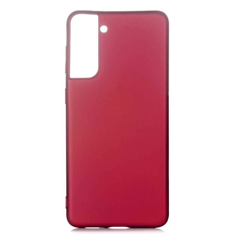 Galaxy S21 Plus Kılıf NXXA Premier Silikon Kapak-Mürdüm