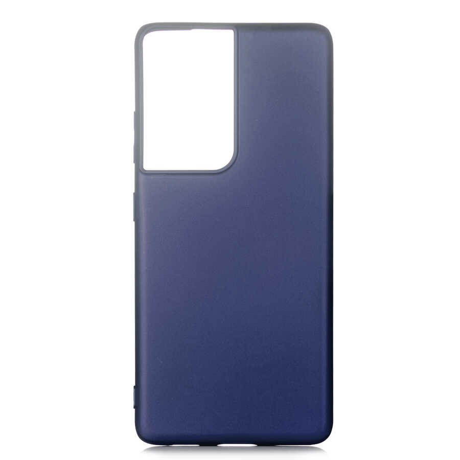 Galaxy S21 Ultra Kılıf NXXA Premier Silikon Kapak-Lacivert