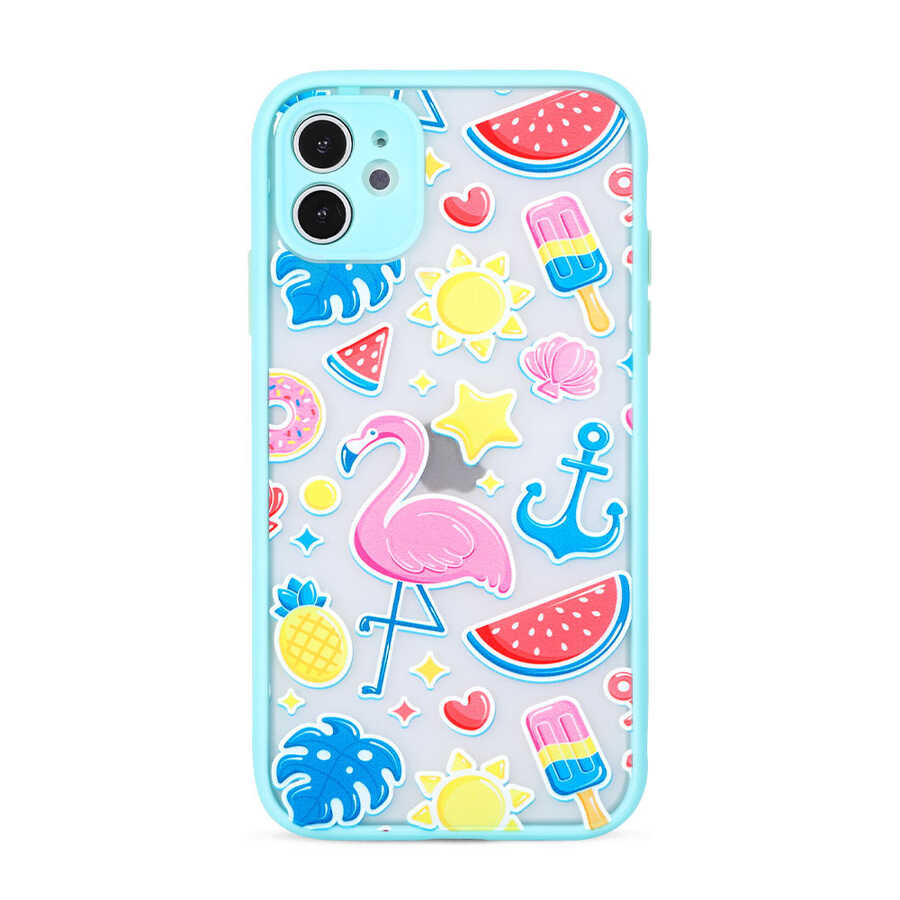 iPhone 12 Mini Uyumlu NXXA Fily Kapak-Turkuaz