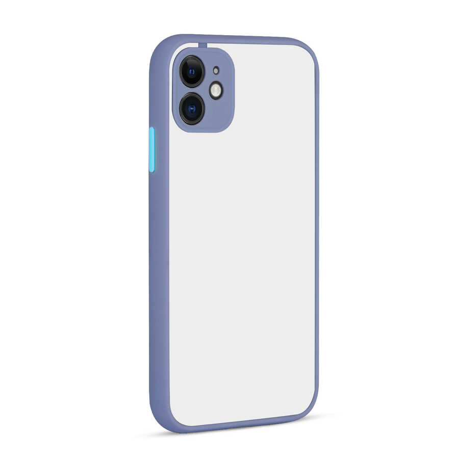 iPhone 12 Mini Uyumlu NXXA Hux Kapak-Mor