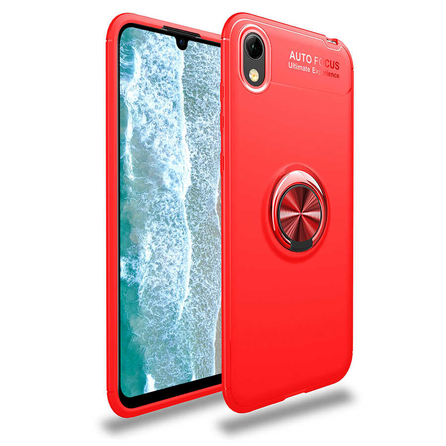Huawei Y5 2019 Kılıf NXXA Ravel Silikon Kapak-Kırmızı