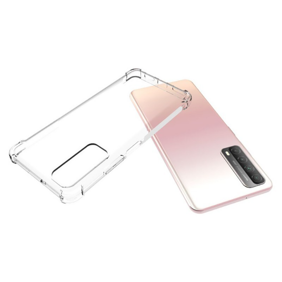 Huawei P Smart 2021 Kılıf NXXA Nitro Anti Shock Silikon-Renksiz