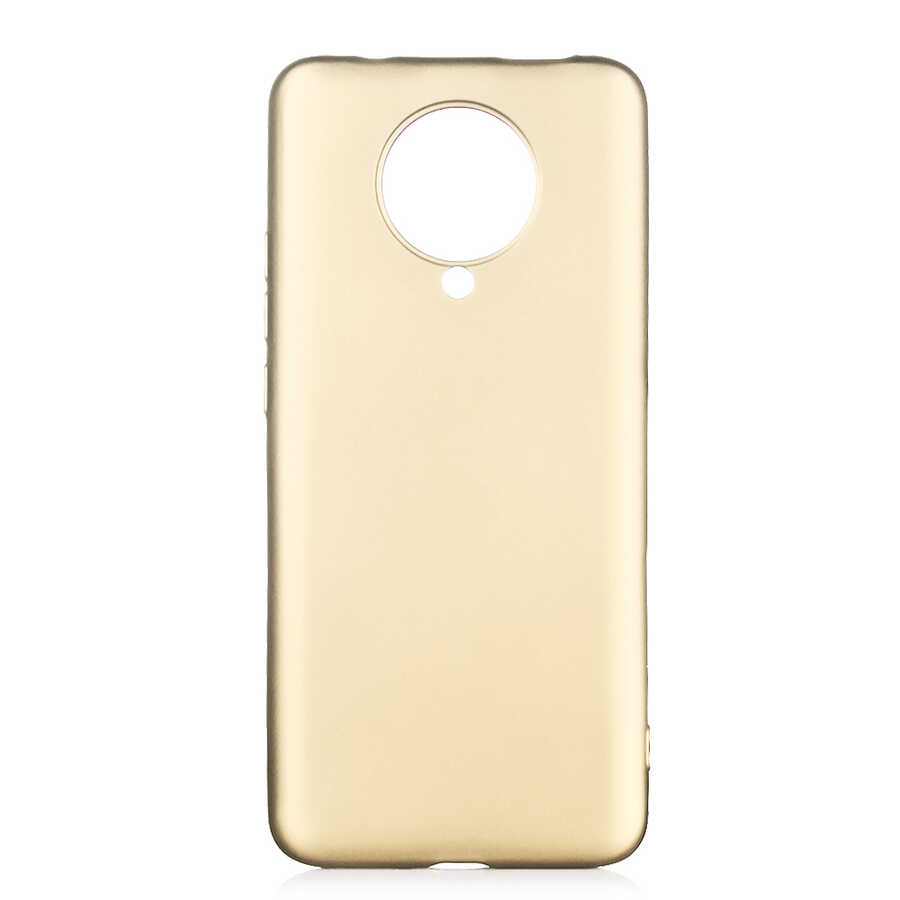 Xiaomi Redmi K30 Pro Kılıf NXXA Premier Silikon Kapak-Gold