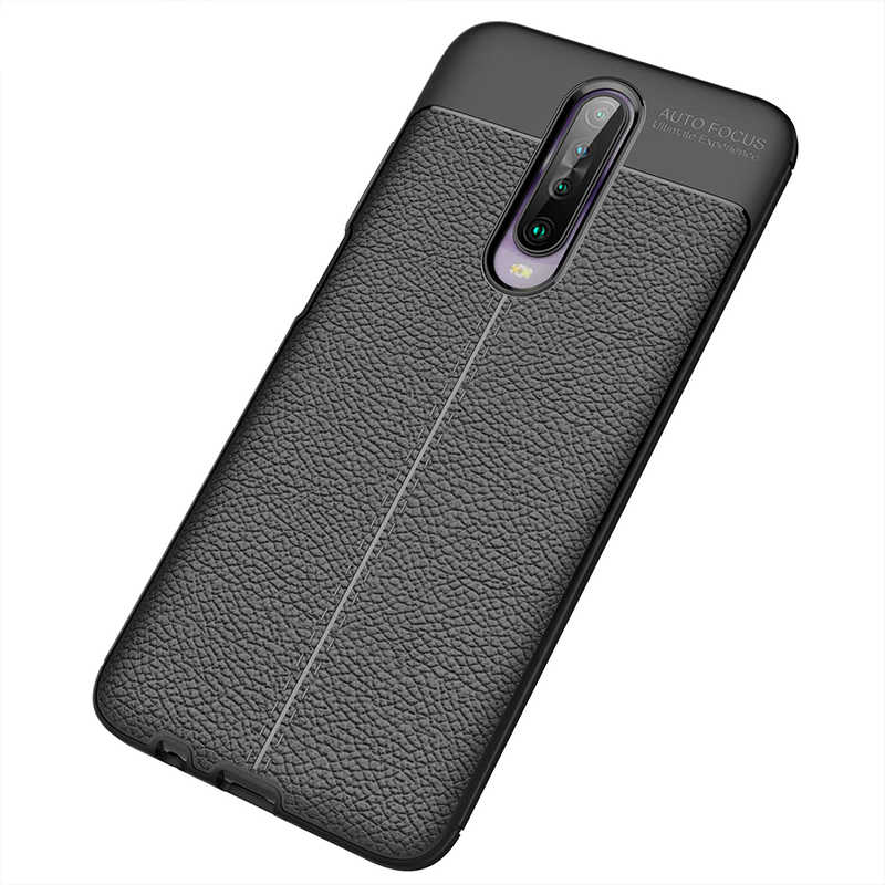 Xiaomi Poco X2 Kılıf NXXA Niss Silikon Kapak-Siyah