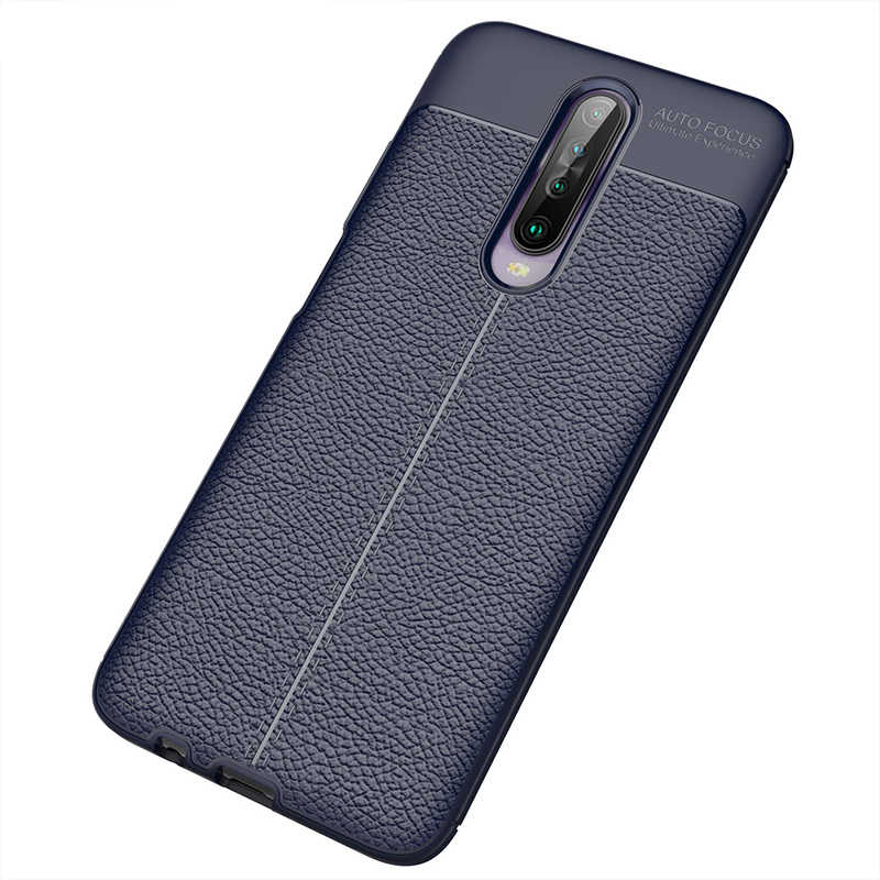 Xiaomi Poco X2 Kılıf NXXA Niss Silikon Kapak-Lacivert