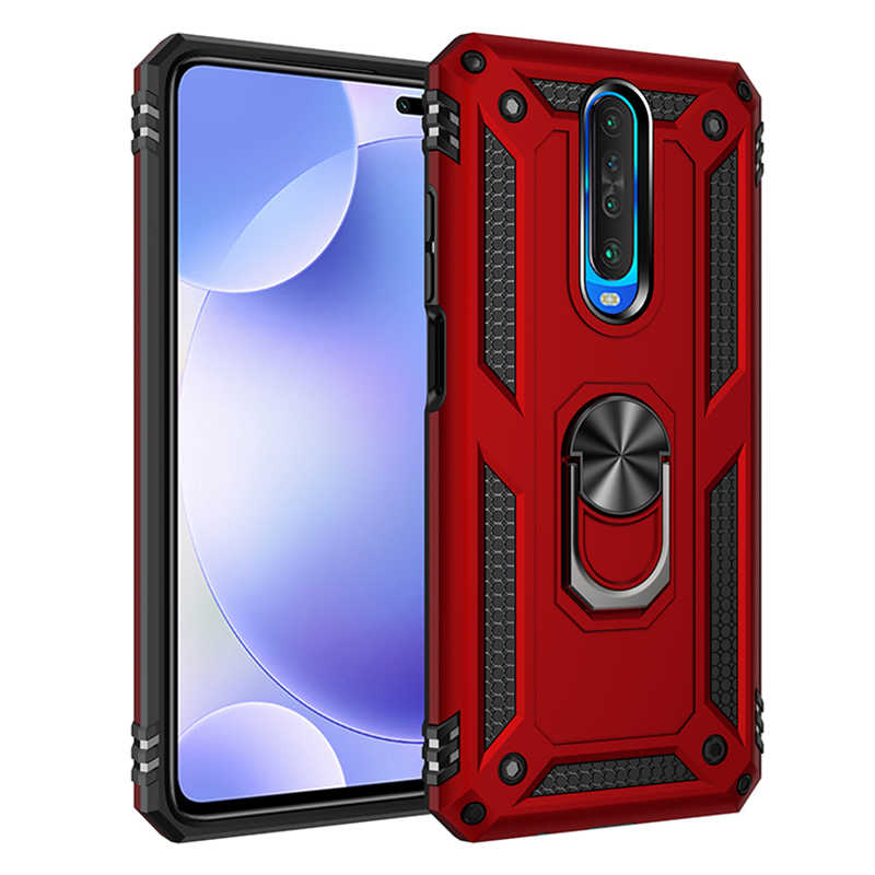 Xiaomi Poco X2 Kılıf NXXA Vega Kapak-Kırmızı