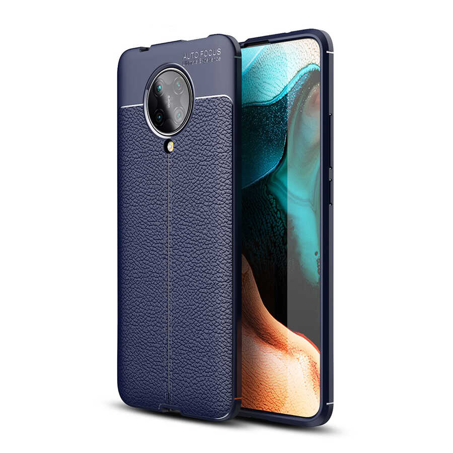 Xiaomi Redmi K30 Pro Kılıf NXXA Niss Silikon Kapak-Lacivert