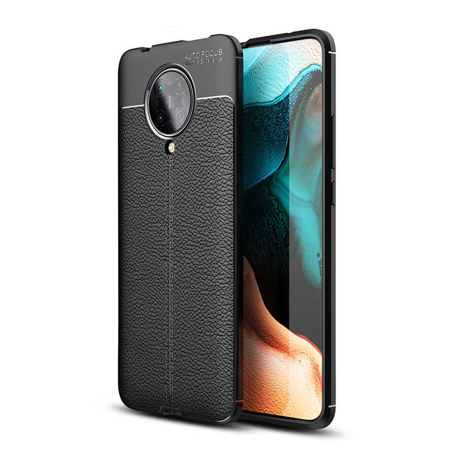 Xiaomi Poco F2 Pro Kılıf NXXA Niss Silikon Kapak-Siyah