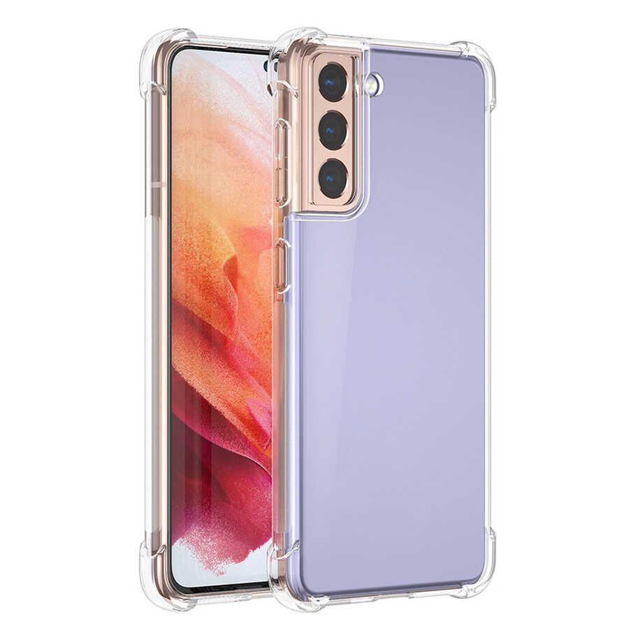 Galaxy S21 Plus Kılıf NXXA Nitro Anti Shock Silikon-Renksiz
