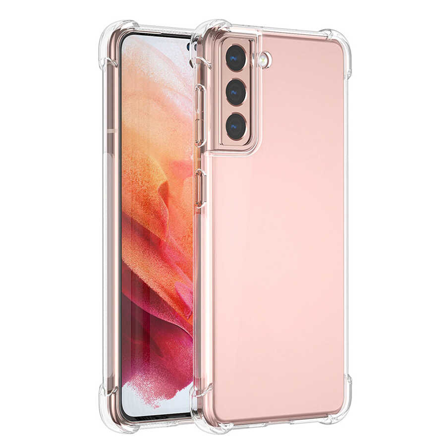 Galaxy S21 Kılıf NXXA Nitro Anti Shock Silikon-Renksiz