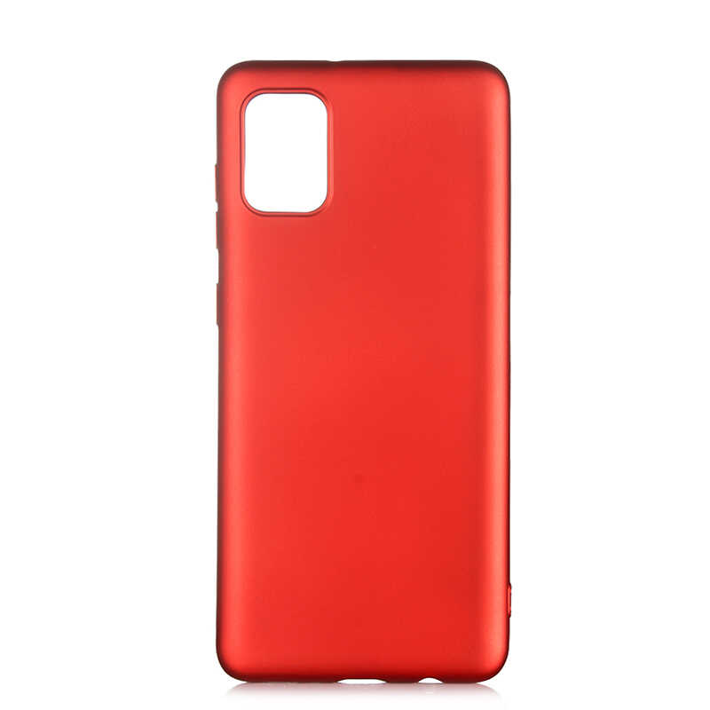 Galaxy A02S Kılıf NXXA Premier Silikon Kapak-Kırmızı