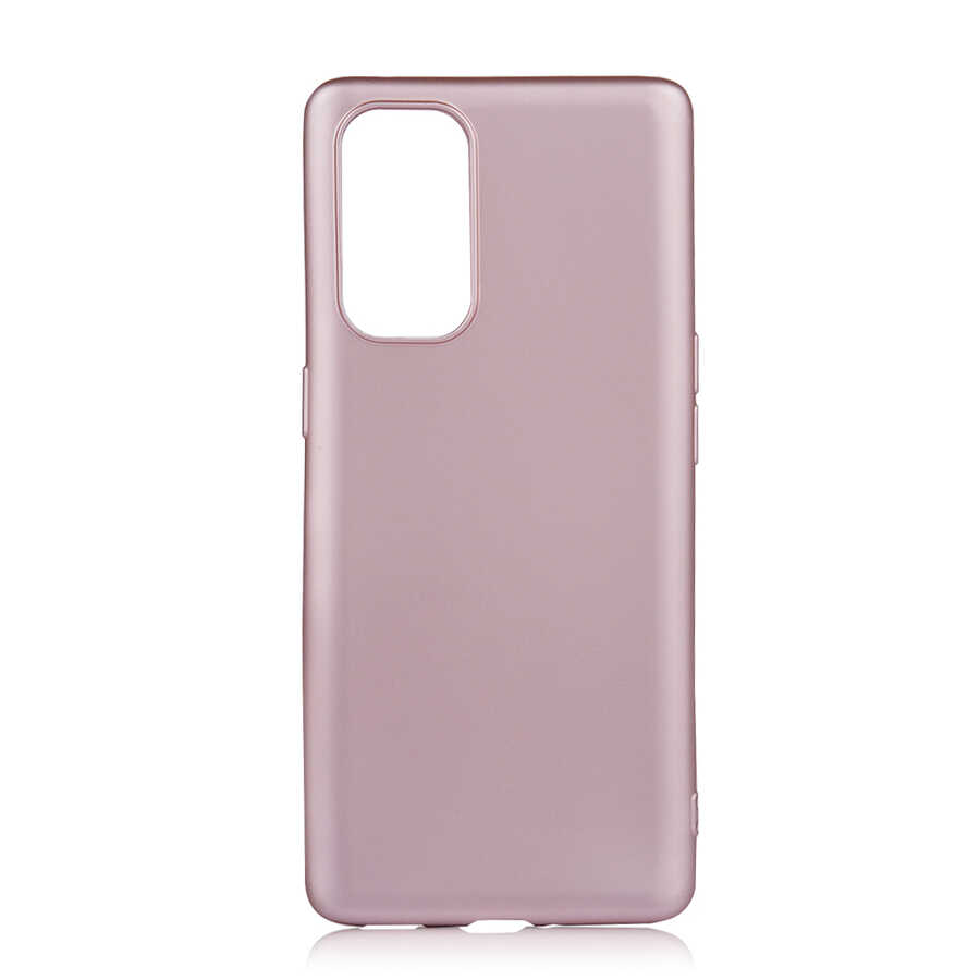 Oppo Reno 5 Pro 5G Kılıf NXXA Premier Silikon Kapak-Rose Gold