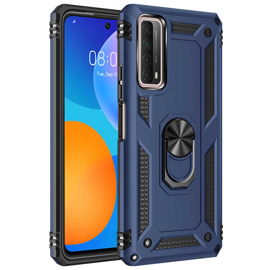 Huawei P Smart 2021 Kılıf NXXA Vega Kapak-Mavi