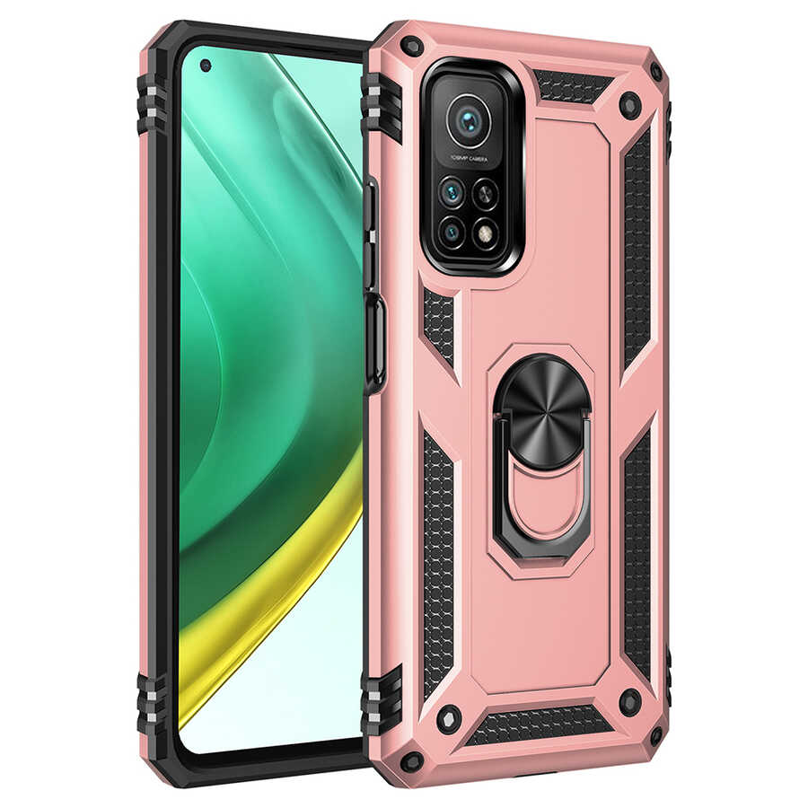 Xiaomi Mi 10T Pro 5G Kılıf NXXA Vega Kapak-Rose Gold