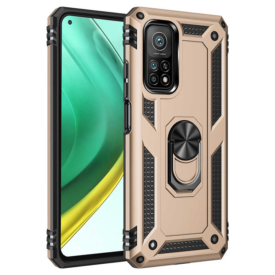 Xiaomi Mi 10T 5G Kılıf NXXA Vega Kapak-Gold
