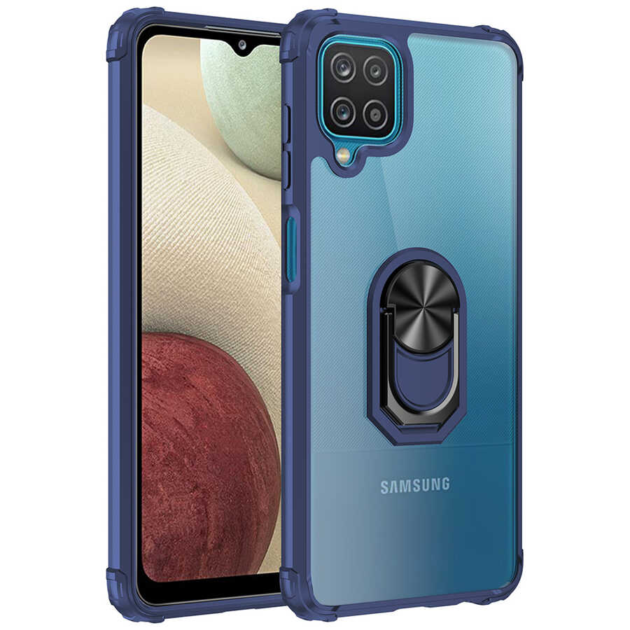 Galaxy A12 Kılıf NXXA Mola Kapak-Lacivert