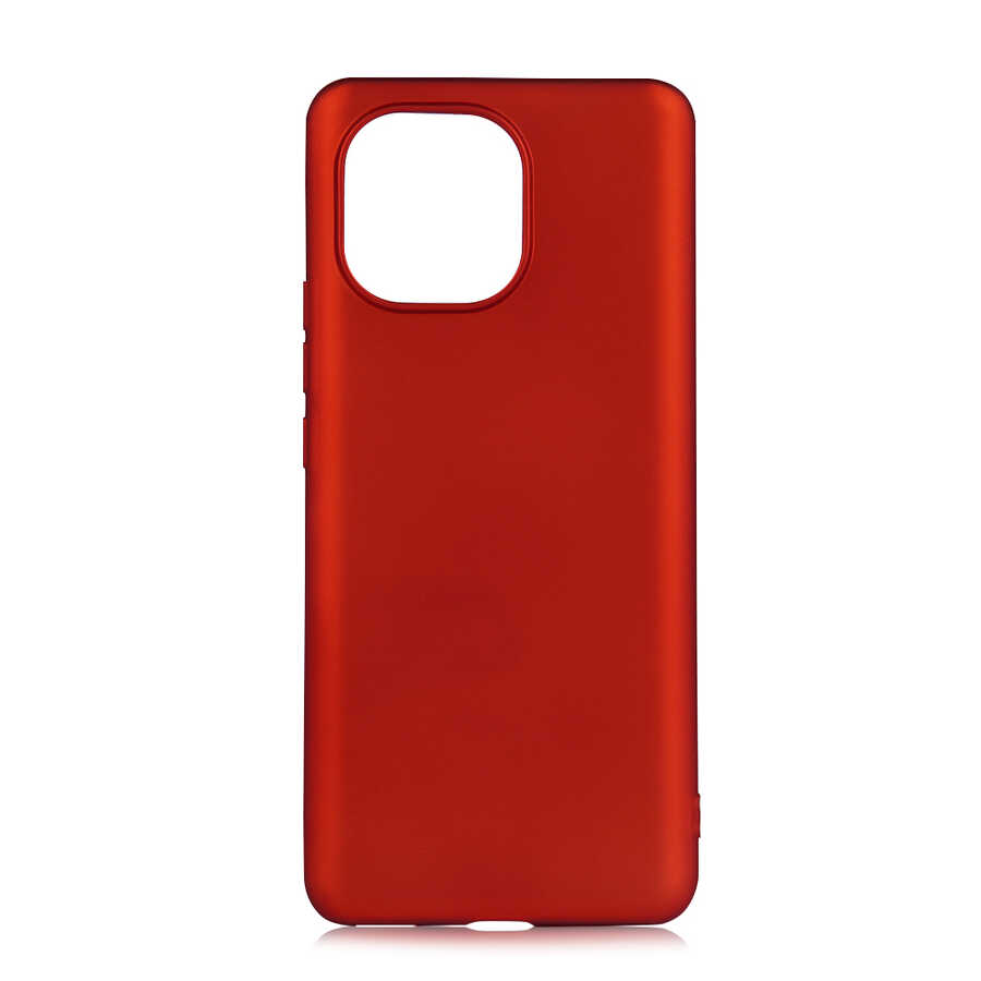 Xiaomi Mi 11 Kılıf NXXA Premier Silikon Kapak-Kırmızı