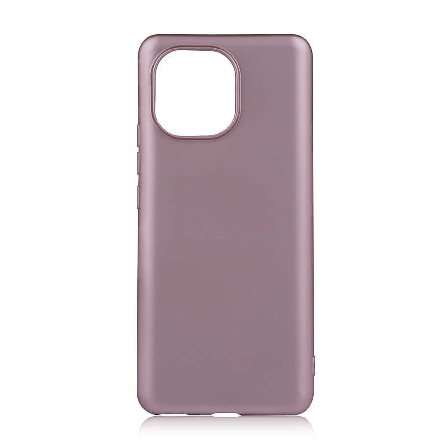 Xiaomi Mi 11 Kılıf NXXA Premier Silikon Kapak-Rose Gold