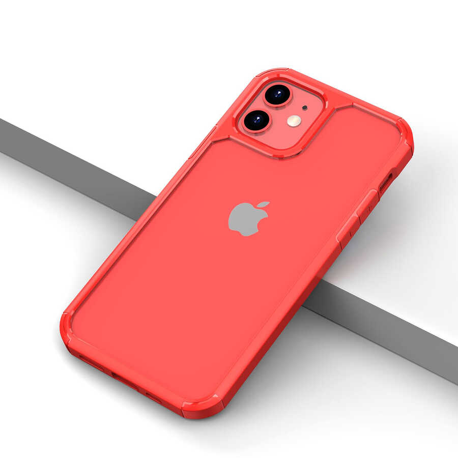 iPhone 12 Mini Kılıf NXXA Roll Kapak-Kırmızı