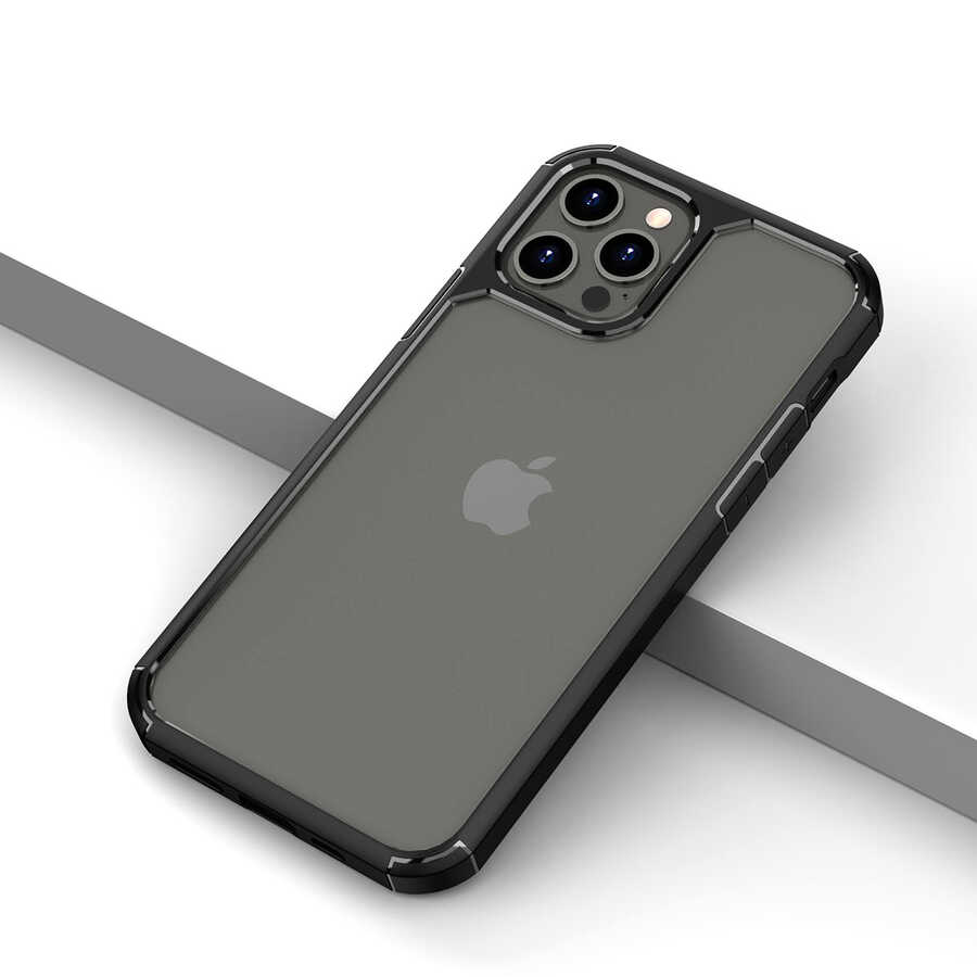 iPhone 12 Pro Max Kılıf NXXA Roll Kapak-Siyah