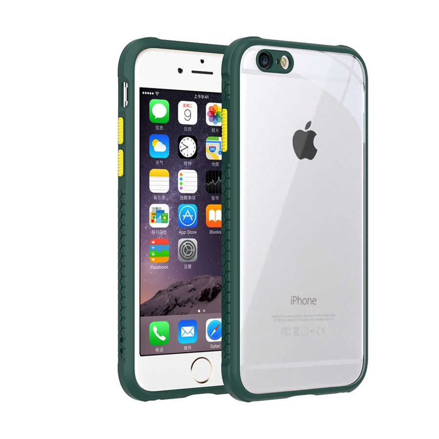 iPhone 6 Uyumlu ​​NXXA Kaff Kapak-Koyu Yeşil