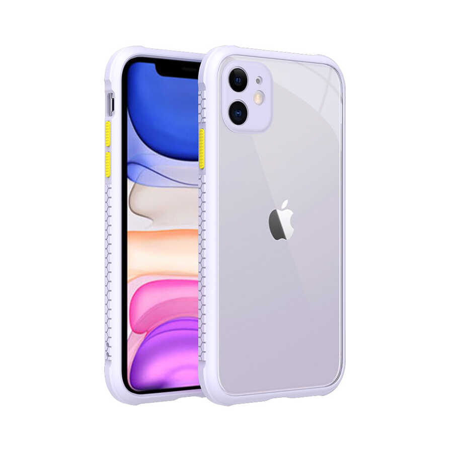 iPhone 11 Uyumlu ​​NXXA Kaff Kapak-Mor