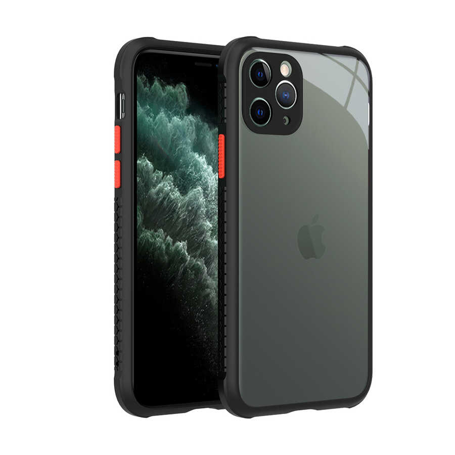 iPhone 11 Pro Uyumlu NXXA Kaff Kapak-Siyah
