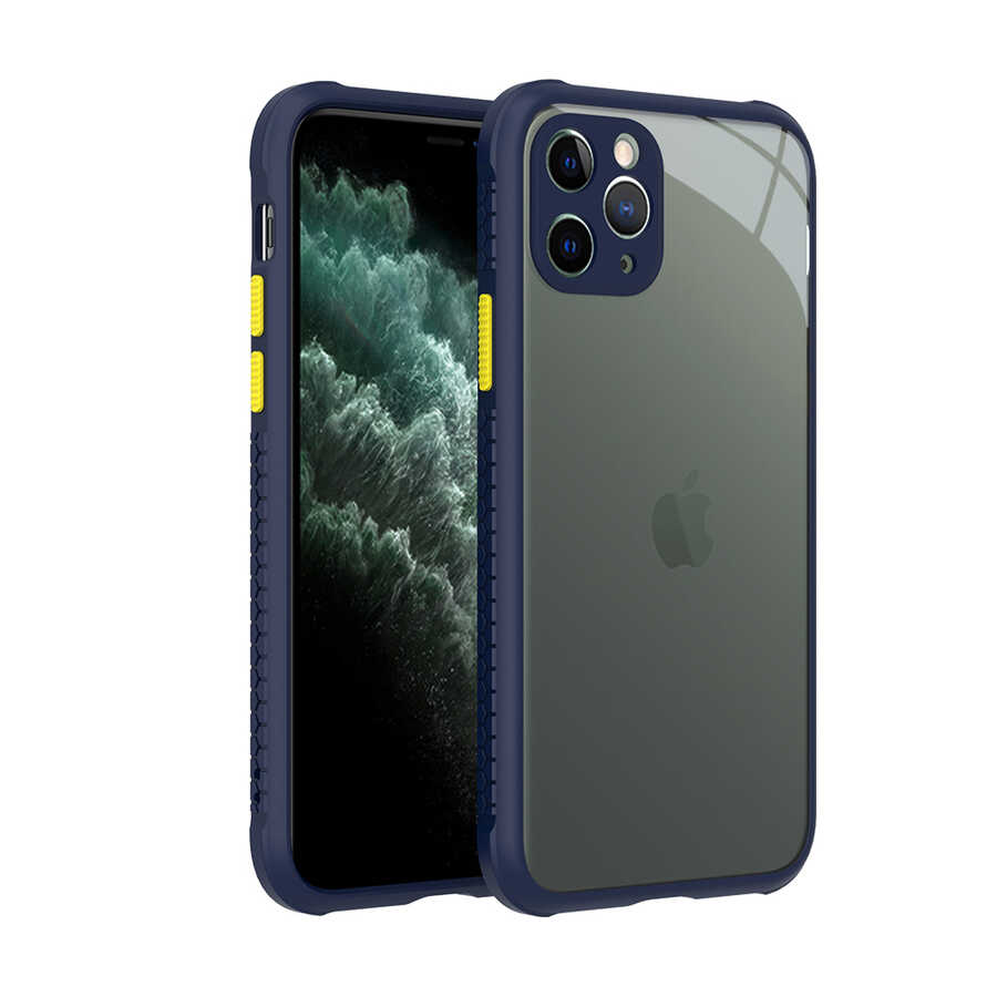 iPhone 11 Pro Uyumlu NXXA Kaff Kapak-Lacivert